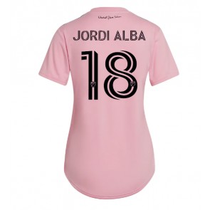 Maillot de foot Inter Miami Jordi Alba #18 Domicile Femmes 2023-24 Manches Courte